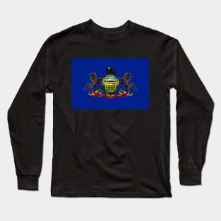 Pennsylvania Flag Long Sleeve T-Shirt